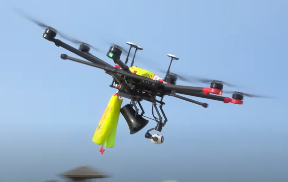 drone companies are saving drowning victims